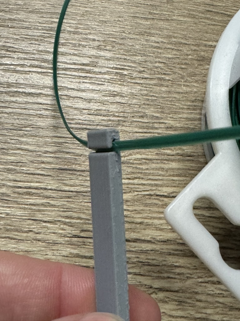 lisciasty_'s tweet photo. Solving real-life problems with #3dprinting: needed a way to attach Christmas lights to a window sill. Made few measurements, designed a hook, printed a prototype, made few adjustments, and then printed few copies of the final version :) Works perfectly :) #whyiprint https://t.co/l3eIKKn30D