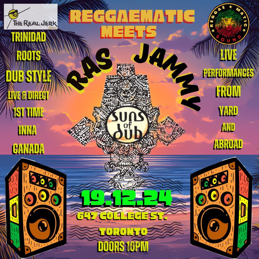 rasjammy's tweet image. First time in #toronto #reggae #dub #soundsystem @cryptorastas