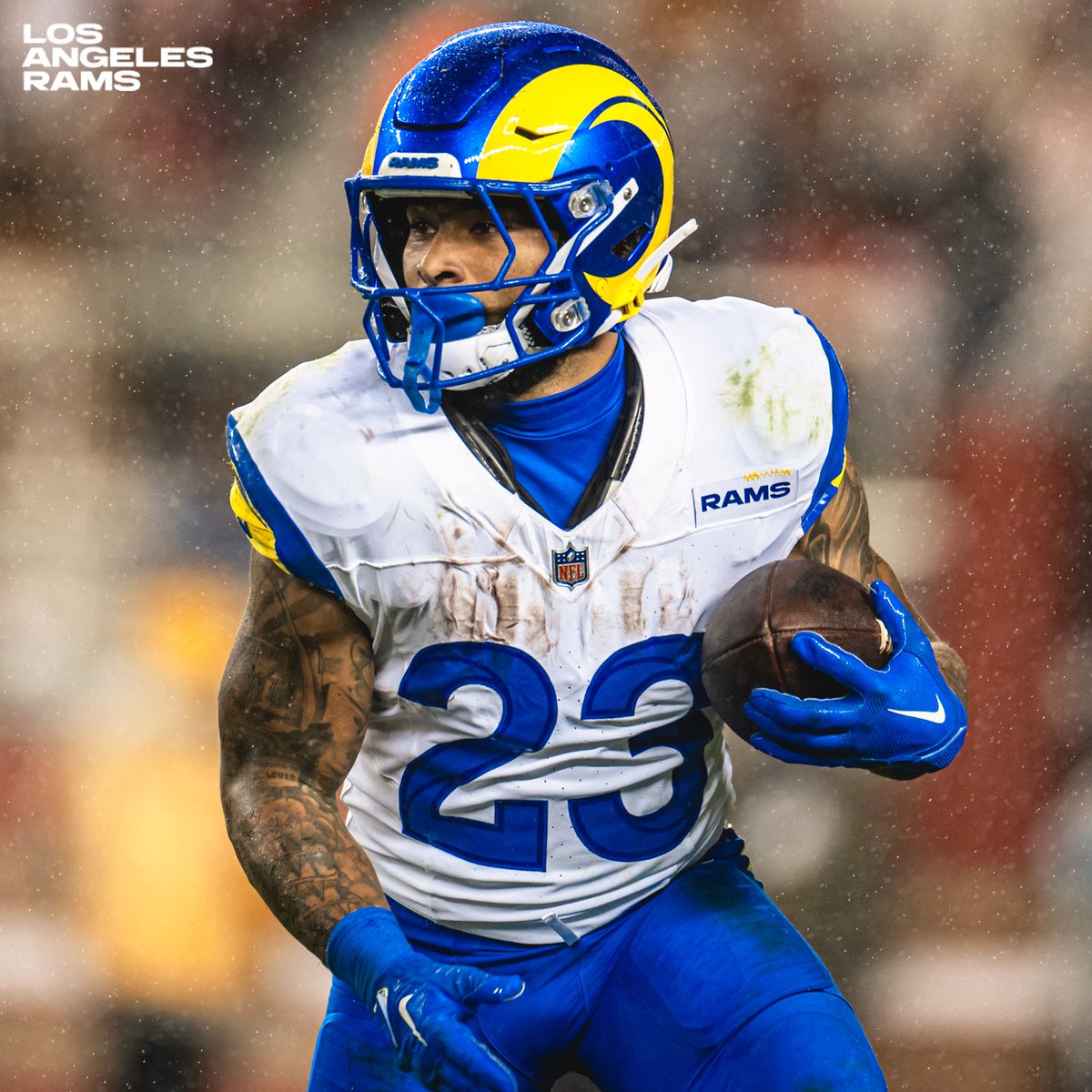 RamsCommunity's tweet photo. A playmaker on + off the field. 

🔁 1 REPOST = 1 VOTE 
#WPMOYChallenge | @KyrenWilliams23 https://t.co/3otDObCU5Z