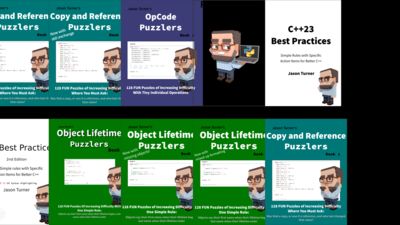 Mega Christmas sale on all of my ebooks!

Only 12.99USD for all 10 books, including both of my C++ Best Practices books and all of my puzzle books

Valid through December 25th.

leanpub.com/b/megabundle1/…
