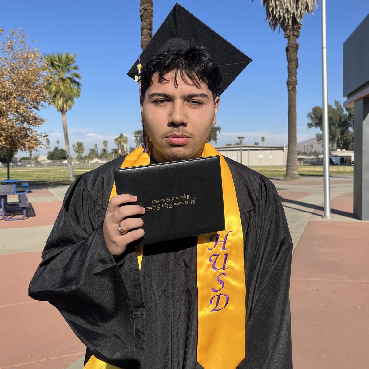 Congratulations Isaak Maravilla on this major accomplishment! You are now a proud graduate of Alessandro High School!