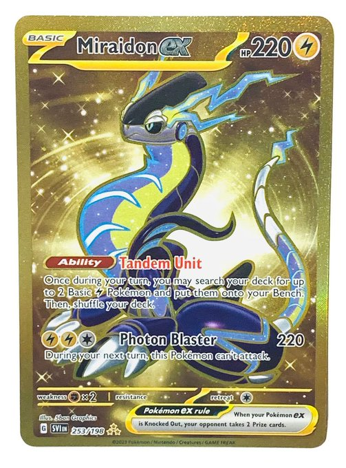 _GaBixH_'s tweet photo. @NintendoES @Bandai_es #PokemonChispasFulgurantesJCC MIRAIDON fav https://t.co/gOGK6YHr50