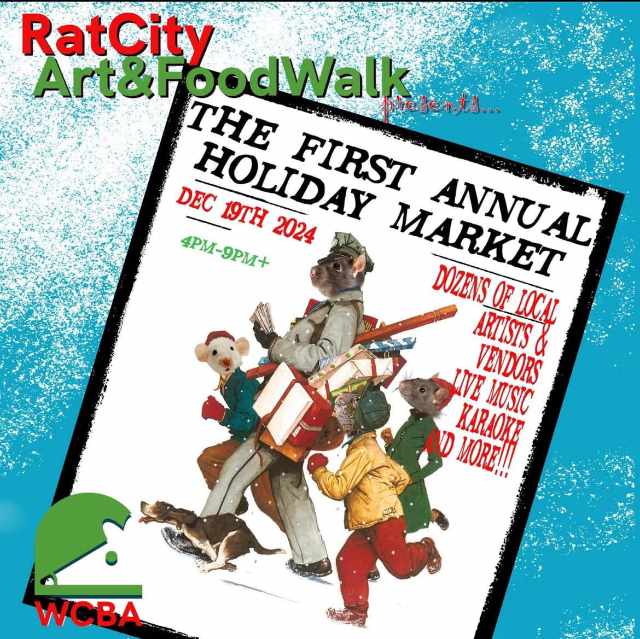 btownblog's tweet photo. Rat City/White Center Art Walkβs first-ever Holiday Market will be this Thursday night, Dec. 19: https://t.co/3pOdVyYTdP #burien #buriennews #whitecenter #artwalk #holidaymarket https://t.co/LbvGPwoRXl