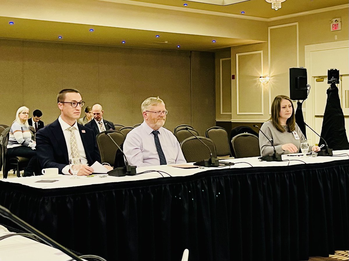 That’s a wrap for the Pre-Budget Consultation in Stratford!  I love when delegations identify the challenges (municipal downloading, primary care, Ec dev, public education, libraries) and come to the table with solutions.   Thanks to all delegations - much a appreciated #onpoli