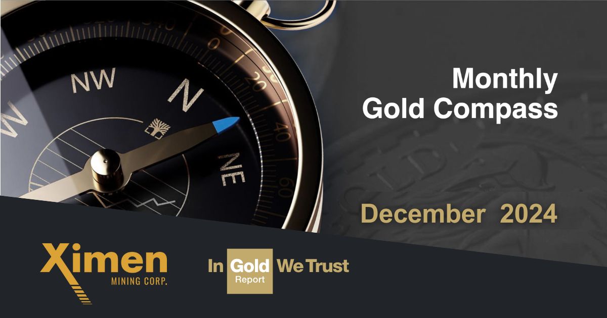 XimenMiningCorp's tweet photo. The December Gold Compass continues to shine a light on gold's global allure! Published by Ximen Mining partners, the @IGWTreport Gold Compass has 60+ solid gold pages of precious metals facts and figures!  https://t.co/prVQgtGq2U 

#XimenMiningCorp #Gold #InvestInGold https://t.co/S2zPTByrKT