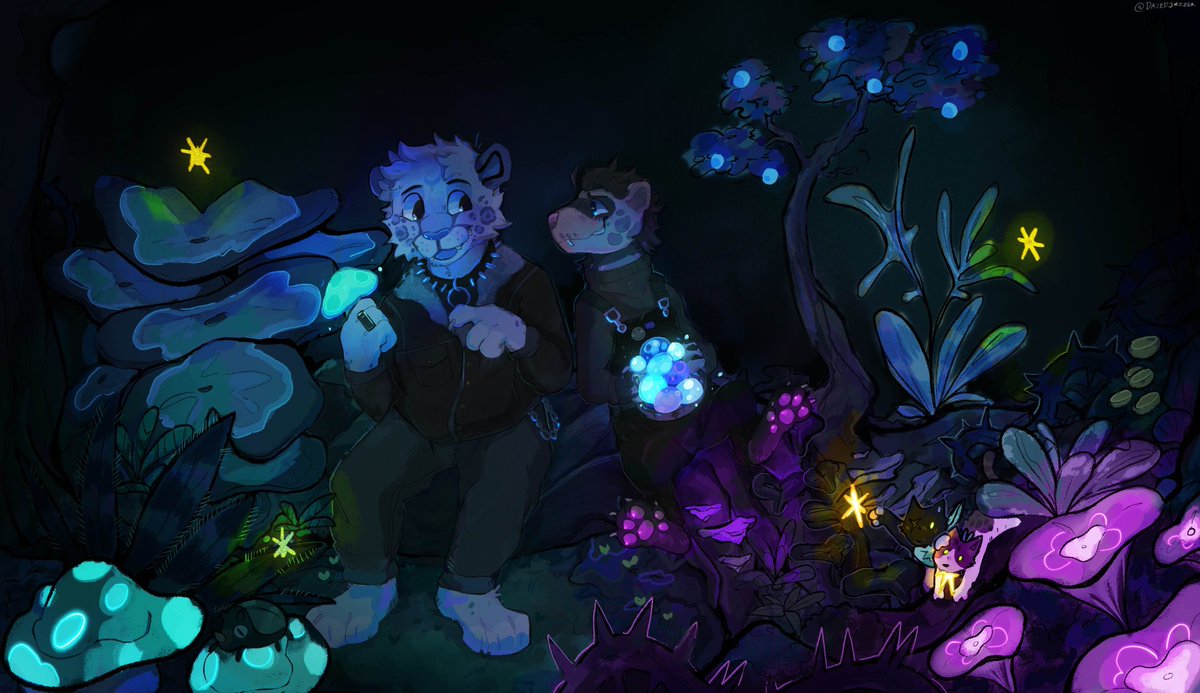 dazedjazzer's tweet photo. Huggeee scene commission for @GlowingDepths! Thanks so much for the support!! ;W; https://t.co/p0Tl5eOWby