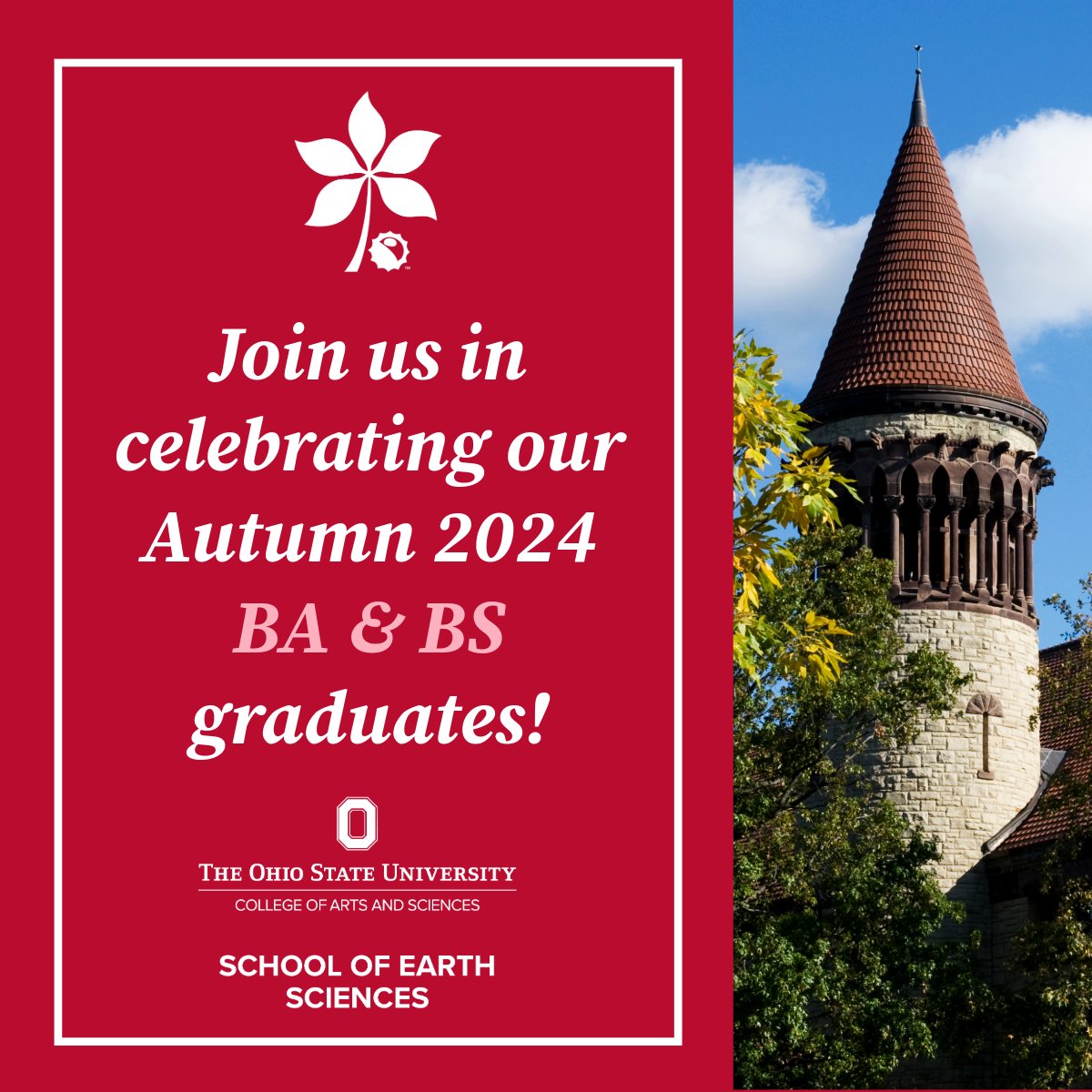 Join us in celebrating the accomplishments of our summer 2024 BA &amp; BS graduates!

Read more about our AU24 graduates here:

go.osu.edu/ses-au24

#graduation #earthscience #geology #students #commencement #autumn2024 #AU24 #buckeyes #gobucks