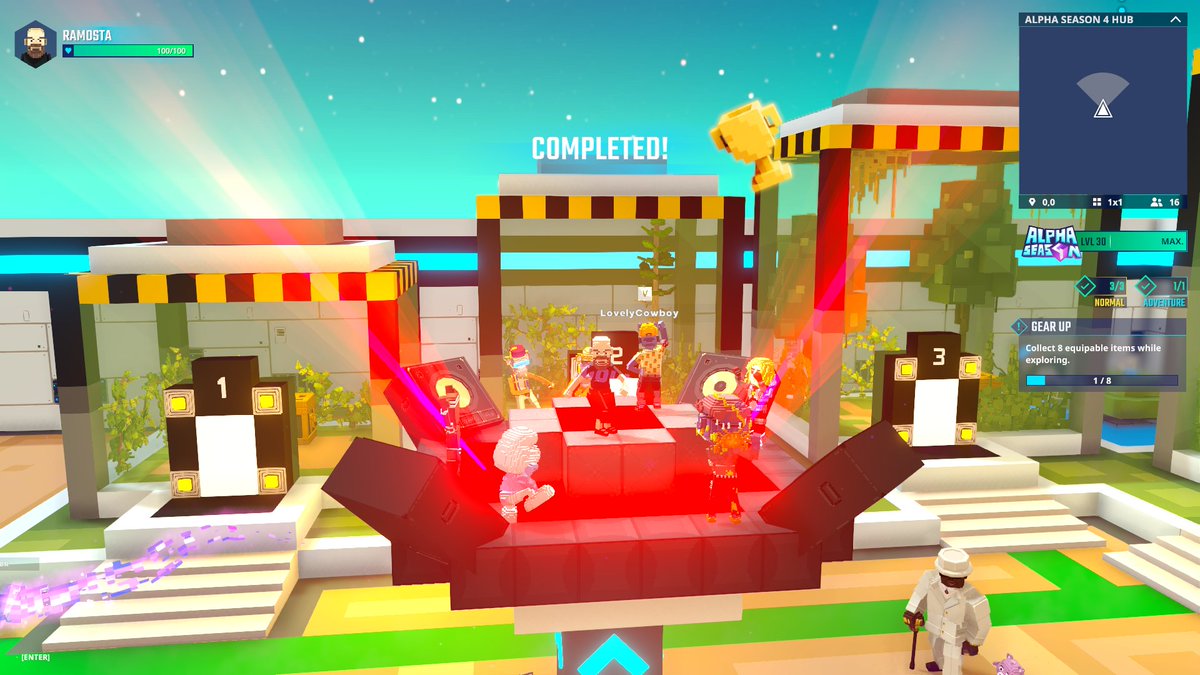 Ramo1283's tweet photo. 🥳🎊 Partying it up at the Alpha Season 4 bash in @TheSandboxGame Hub! The metaverse knows how to throw a party! https://t.co/6xERhYIVmQ #TheSandbox #AlphaSeason4 #AS4SocialChallenge https://t.co/EZlwuo5QmO