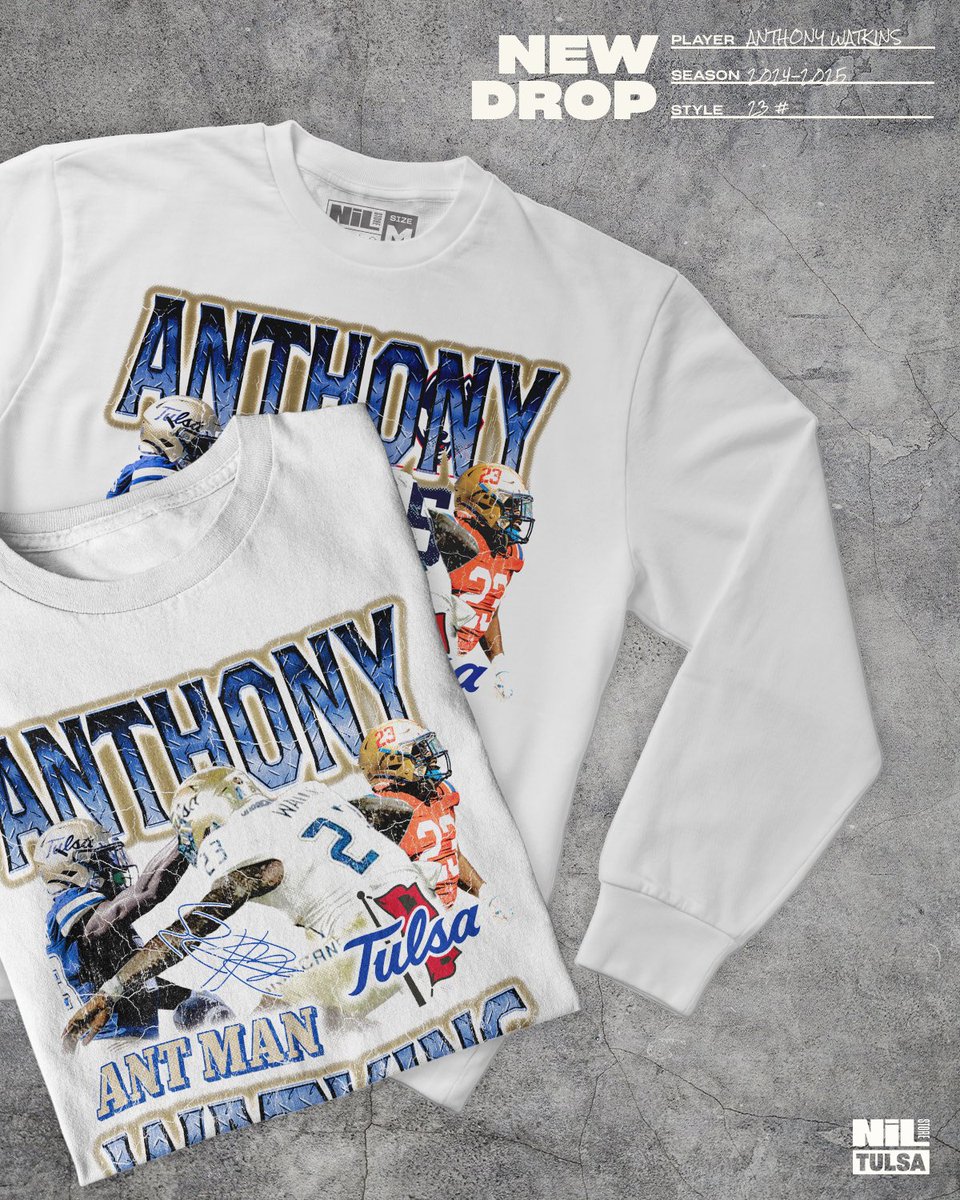 Ant Man got the merch game on🔒
Anthony Watkins’ Exclusive Drop is out NOW.

🛒 nil.store/tulsa/products…