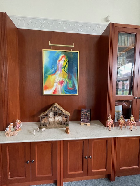 melinee_library's tweet photo. Founders Library in the Upper School has been celebrating the season with #nativities #adventwreath #Christmas https://t.co/L4b9Fmg0CV