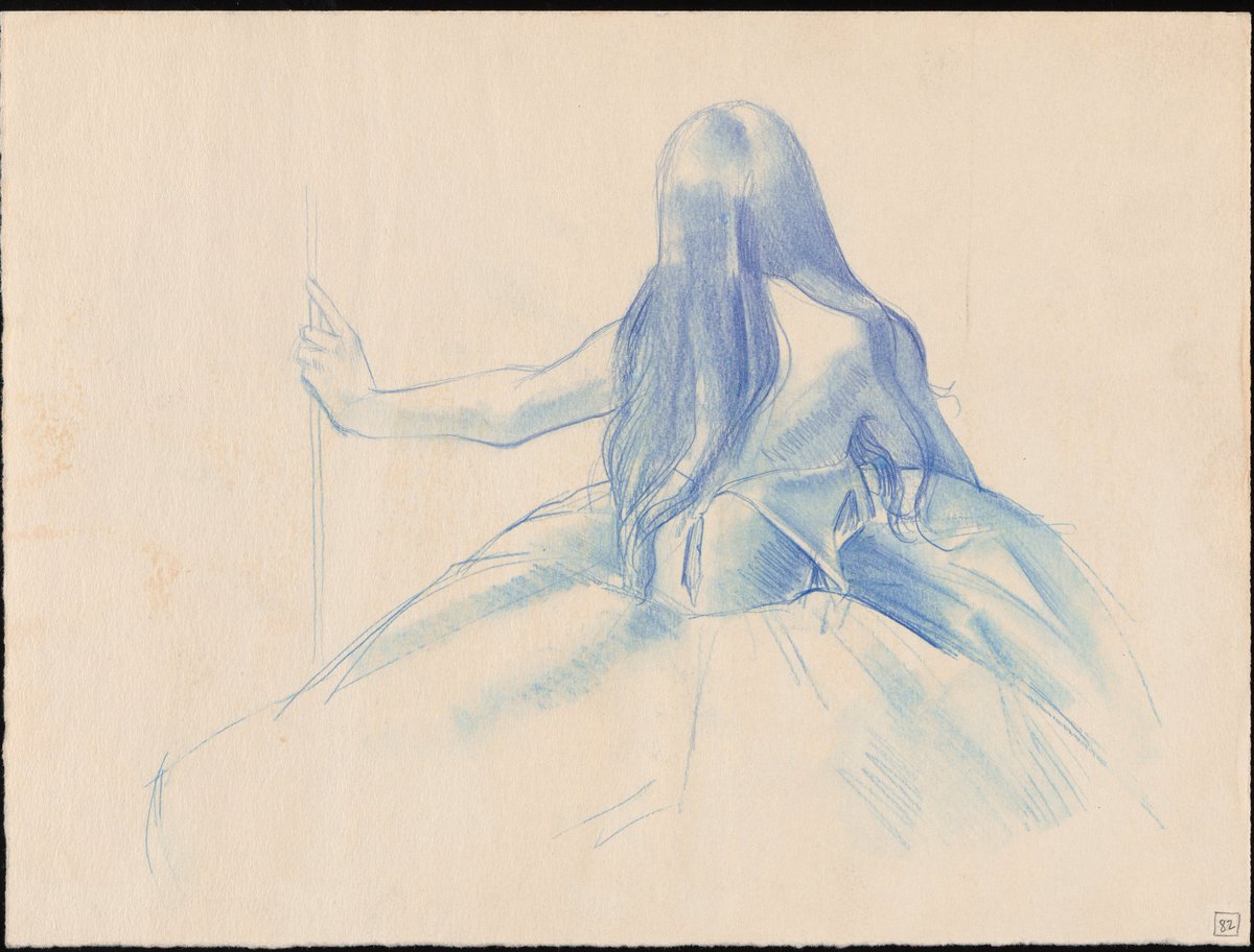 👀Look at this!
 New to the Harry Ransom Center and The Tom Lea Institute are these beautiful drawings made by Tom Lea as part of a series he made for her friend Martha Esquivel Hahn! Check out the whole story and more drawings here!  tinyurl.com/yc8rje9d <a href="/ransomcenter/">ransomcenter</a>