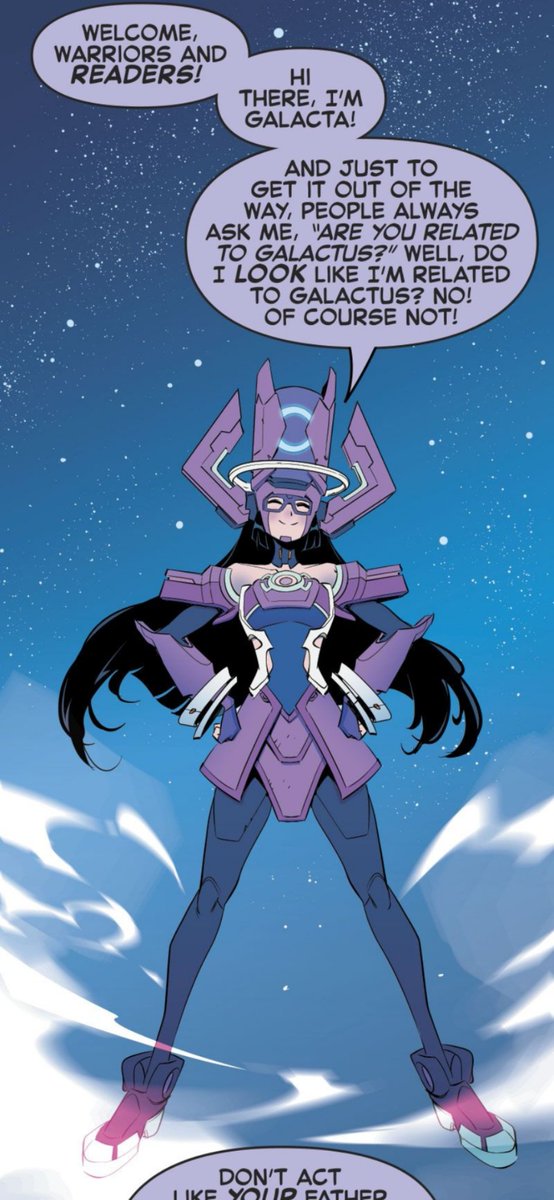Finally. Galacta has a series that's not a one panel cameo. & she
