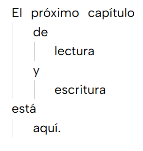 CascadeReading's tweet photo. Cascade Reading will soon be available in Spanish, French, German, and Italian this January! You'll be able to transform text into a linguistically-driven format in multiple languages, empowering language learners and second language readers! The Next Chapter in Reading is here! https://t.co/J8aJuftOMG