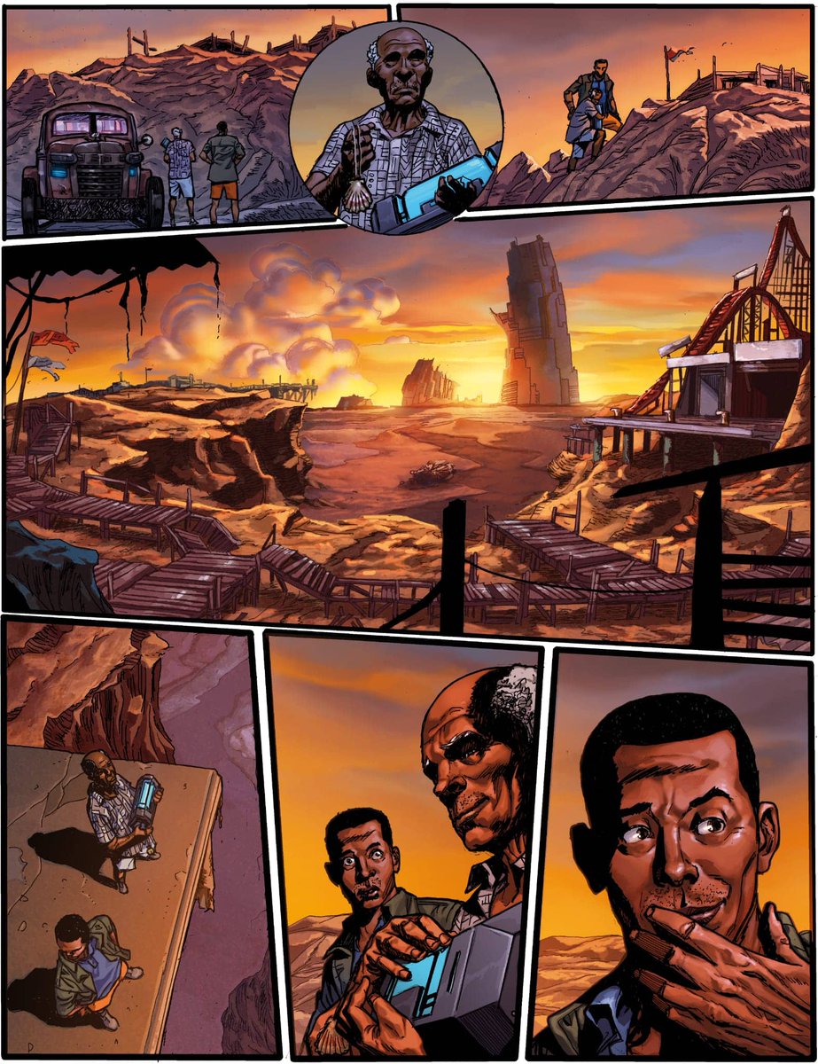 marcofodera's tweet photo. #MagneticPress #BlackBoxChronicles #horriblefuture #comics story: Mark Schey & Chris Northrop, my lineart. Colors: Flavio Dispenza https://t.co/s0CEEaTkCc