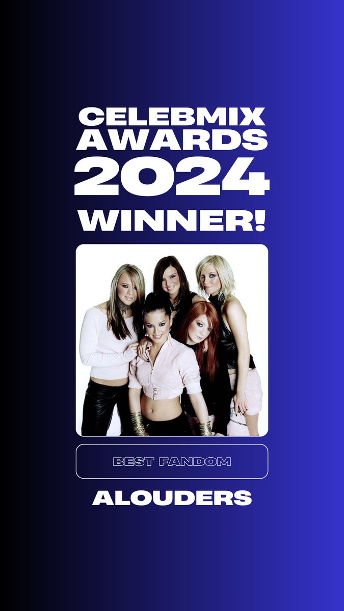 COME ON THE GIRLS! 

Congrats ALOUDERS 💜 <a href="/GirlsAloud/">Girls Aloud</a> <a href="/SarahNHarding/">Sarah Harding</a> <a href="/NadineCoyleNow/">Nadine Coyle</a> <a href="/CherylOfficial/">Cheryl</a> <a href="/KimberleyJWalsh/">Kimberley Walsh</a> <a href="/NicolaRoberts/">Nicola Maria Roberts</a> 

#CelebMixAwards 
#CMAWARDS2024