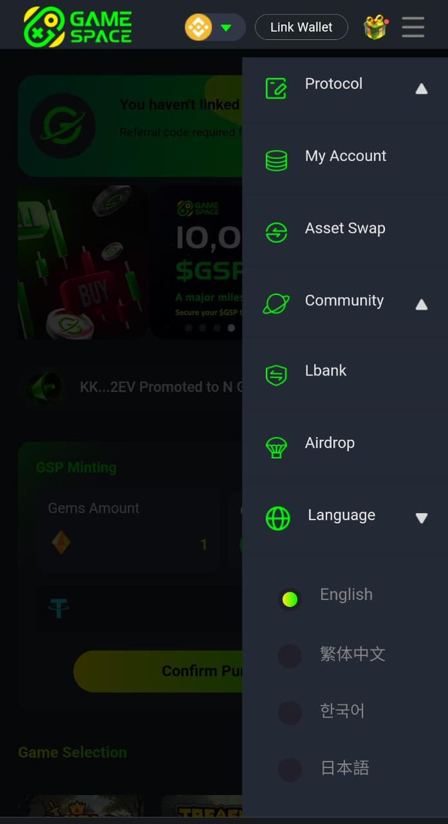 MarvTimoth58362's tweet photo. @saracrypto_eth GameSpace Goes Global!
We're excited to announce that GameSpace is now available in Korean and Japanese!
Connecting gamers worldwide, one language at a time
@Gamespace_NFTs #GAMESPACE #GSP https://t.co/9uDNMnARGQ
