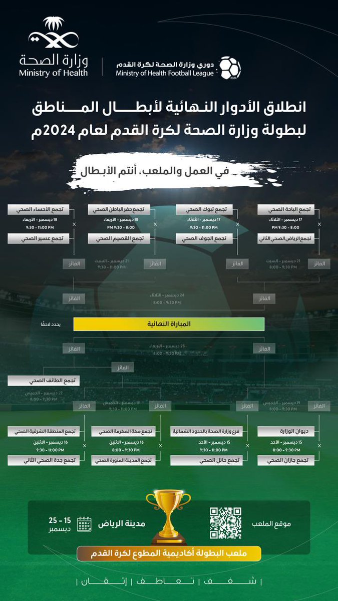 HBHCluster's tweet photo. 📸 | 
جانـب من تماريـن الإحماء 🔥⚽️
لأبطال #تجمع_حفرالباطن_الصحي قبـل مواجهـة #تجمع_القصيم_الصحي يوم الاربعاء لأبطال المناطق في بطولة وزارة الصحة لكرة القدم لعام 2024م https://t.co/da9ZinRYgW