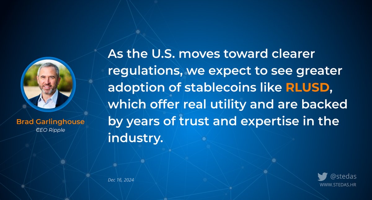 stedas's tweet photo. @bgarlinghouse @UpholdInc @moonpay @CoinMENA @ArchaxEx @Bitso @Bullish @MercadoBitcoin @ZeroHashX @indepreserve @Bitstamp Congrats, Brad and the whole Ripple team 👏 https://t.co/5BWV7574uQ