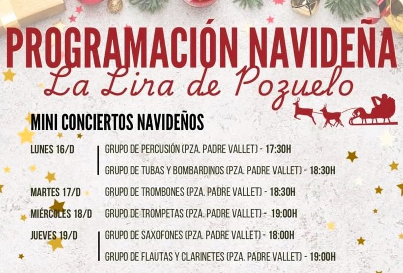 Nos vemos esta semana en los mini conciertos navideños❣️🎄🥁
