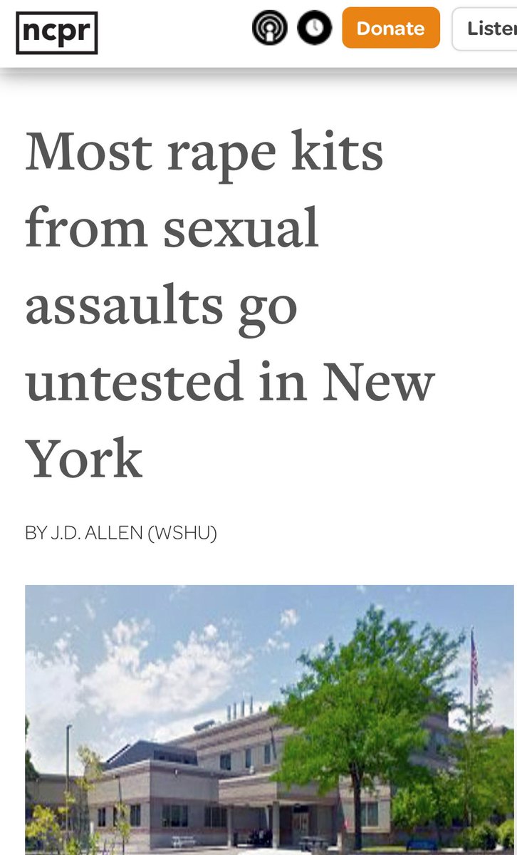 MzNikiLz's tweet photo. “Police in New York failed to process nearly 90 percent of rape kits performed on alleged victims of sexual assault over the last six months” https://t.co/O4fotgsXwU