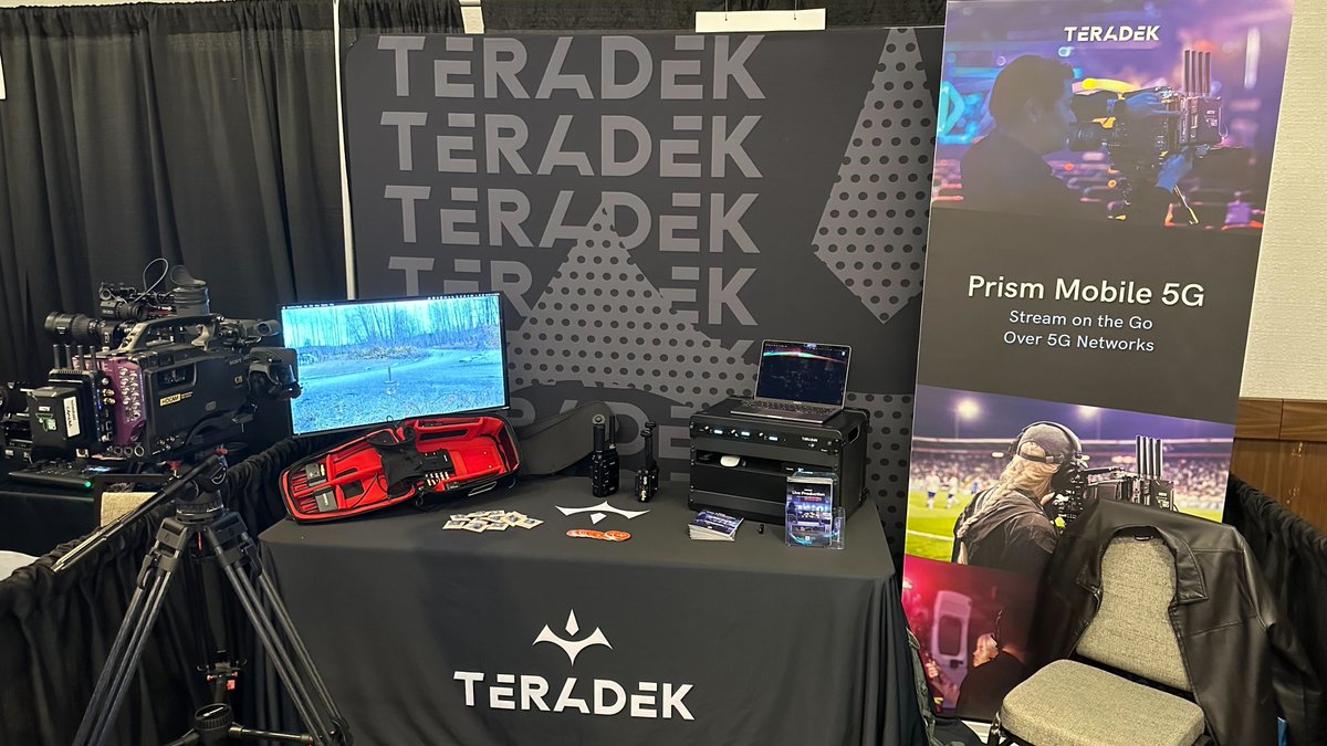 Teradek's tweet image. We’re at the SVG Summit (Booth 323)! 🎥✨ 
🗓️ Dec 16-17

Explore how Prism Mobile 5G, Prism 877, and Ranger power IMAG, camera-to-cloud workflows, and live post for sports like alpine events, rally races, &amp;amp; more. Stop by!

#SVGSummit #LiveProduction #CameraToCloud