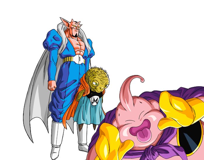 WhoWouldWin13's tweet photo. #Babidi &amp; #Buu🍪

🆚

#Otsutsuki🥷

(Dragonball VS Naruto)

-Babidi is currently terrorizing earth looking for Piccolo, Goten, &amp; Trunks

Who wins, and why⁉️

#whowouldwin #deathbattle #SHPOLL24 https://t.co/sDQvYgvXfr