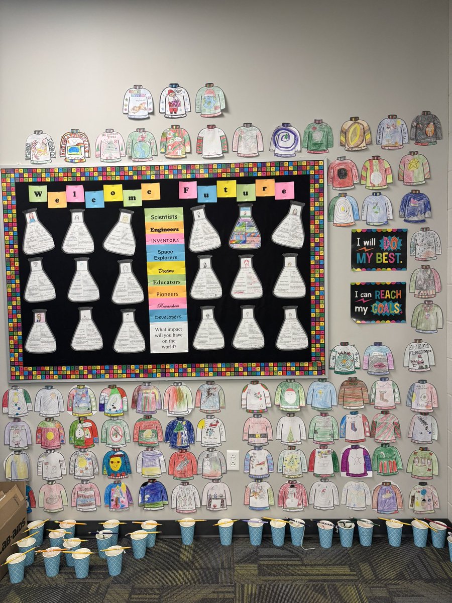 TeachStephenson's tweet image. Ugly Science Christmas Sweater contest and making snowflake crystals with Borax and hot water! #middleschoolscience #winterprojects