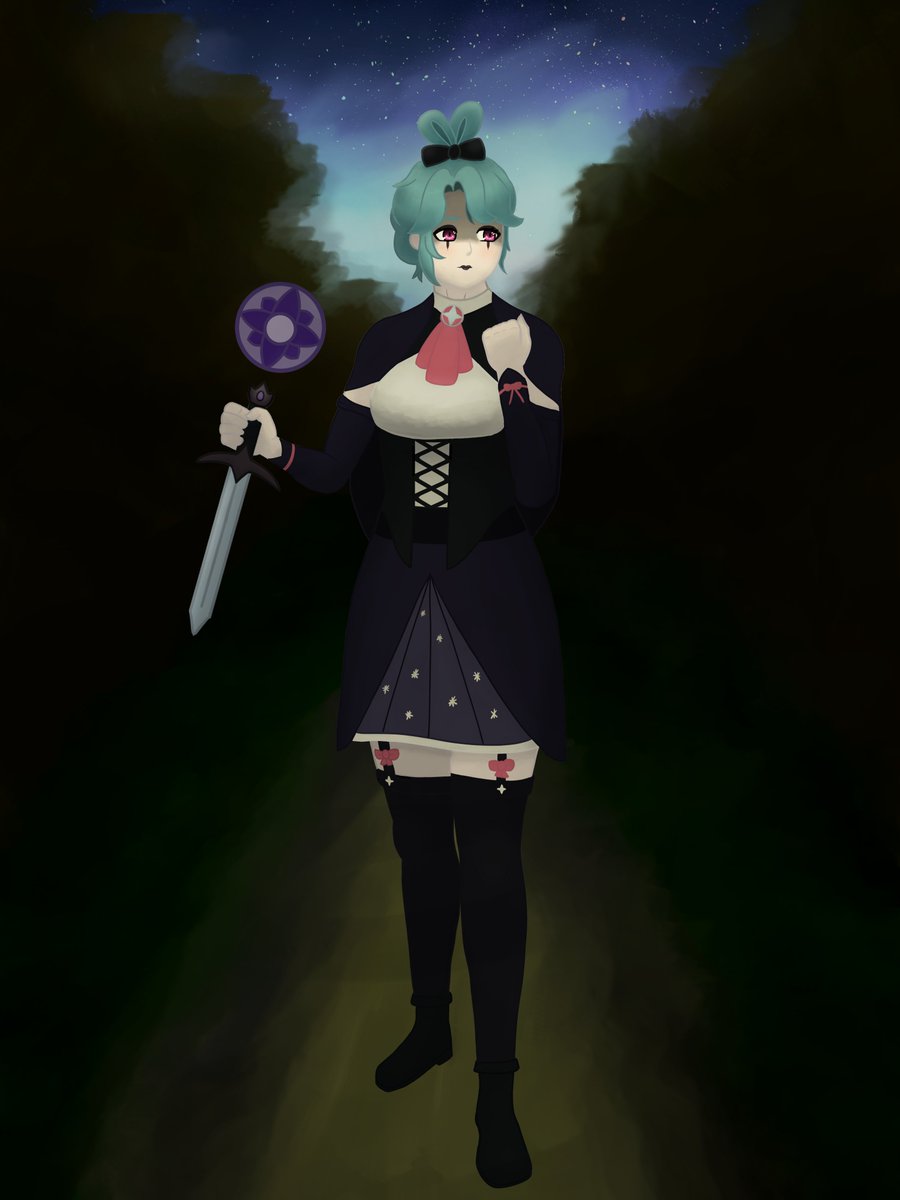 LuxLucerne's tweet photo. WIP - Shadowsong Mika
Been sick past couple weeks, feel more alive today
Rough background I had put together
Think I might add some firefly glows around and maybe some defined foliage along the path 🤔
#art #artmoots #OC #animeart #characterart #litrpg #isekai #olen #CafeLunaBook https://t.co/h9pQSroiI3