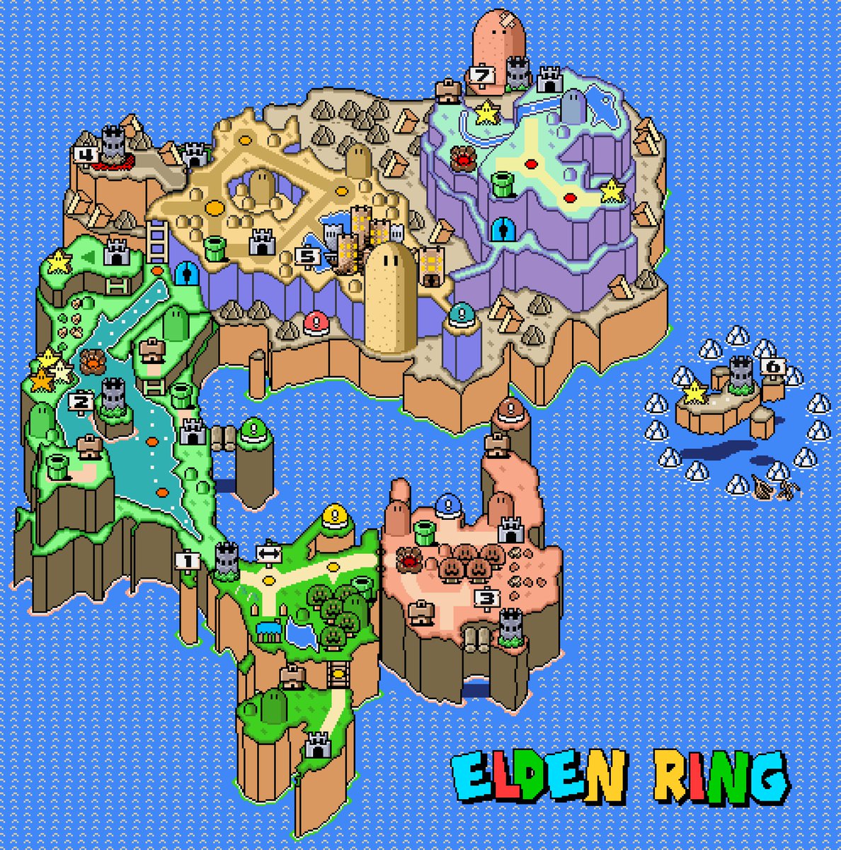 Super Mario World x Elden Ring
