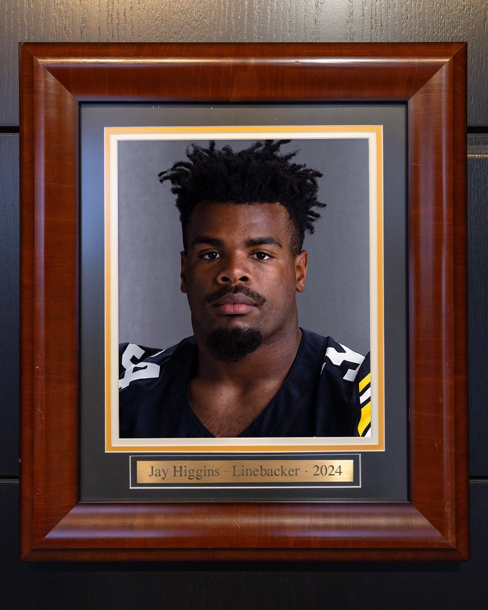 Jay Higgins: Consensus All-American 

Iowa is now the ONLY program in CFB to have a consensus All-American six years in a row!