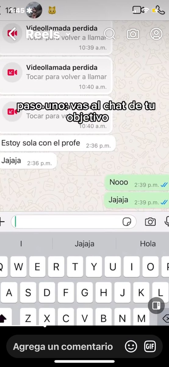 RicasDiscretas's tweet photo. No te confíes si tu tóxica te dice que va a ir a la cena de la empresa pero que no puede llevarte porque solo es para los empleados y te dice que para que estés tranquilo te enviará su ubicación en tiempo real…  

Paso 1) irá al chat y le dará enviar la ubicación en tiempo real durante 8 horas, luego irá a configuración, WhatsApp, ubicación y le dará en “NUNCA”. Con eso la ubicación no se va a actualizar.