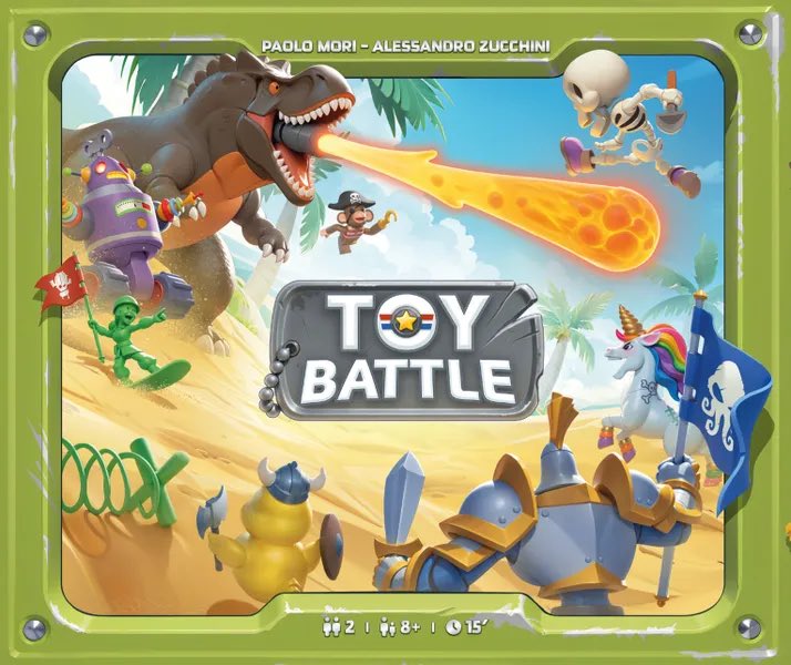 cliquenabend's tweet photo. Bei @ReposProduction erscheint im kommenden Mai das Spiel Toy Battle von Paolo Mori und Alessandro Zucchini. 

https://t.co/bmrwqobayT

#toybattle #reposproduction #paolomori #alessandrozucchini #paulmafayon #spielwarenmesse25 #spiel25 #boardgamesofinstagram #boardgames https://t.co/IkUojSnITe