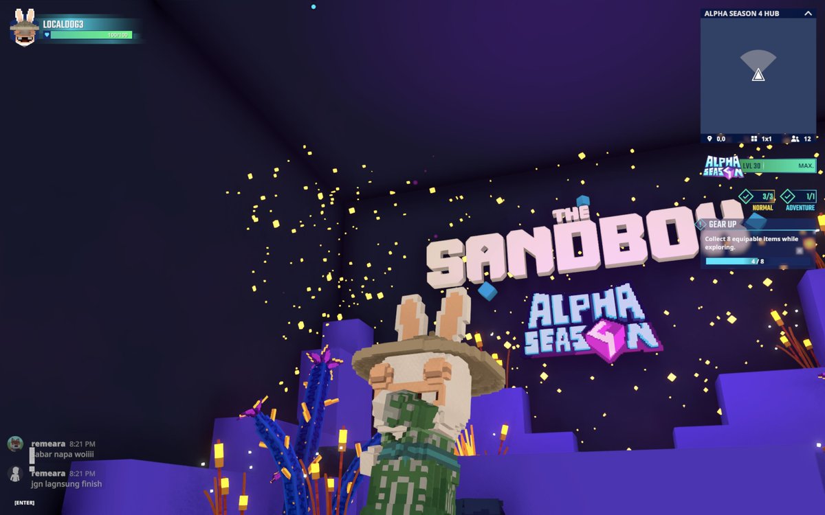 pairewbox's tweet photo. 🥳🎊 Partying it up at the Alpha Season 4 bash in @TheSandboxGame Hub! The metaverse knows how to throw a party! https://t.co/ycL1elGFuc #TheSandbox #AlphaSeason4 #AS4SocialChallenge https://t.co/lpU7zt8hKP