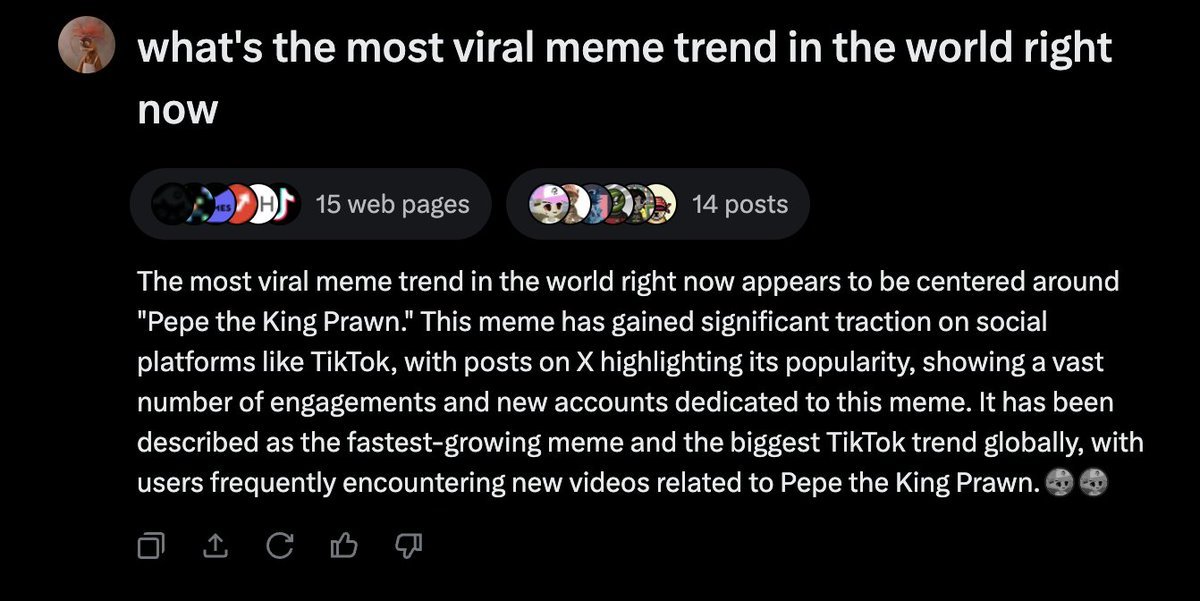 EkulBrain's tweet photo. it knows. @grok 

#pepethekingprawn @elonmusk 

https://t.co/ct2p2ZXOmP https://t.co/p3Uv4PmIeJ