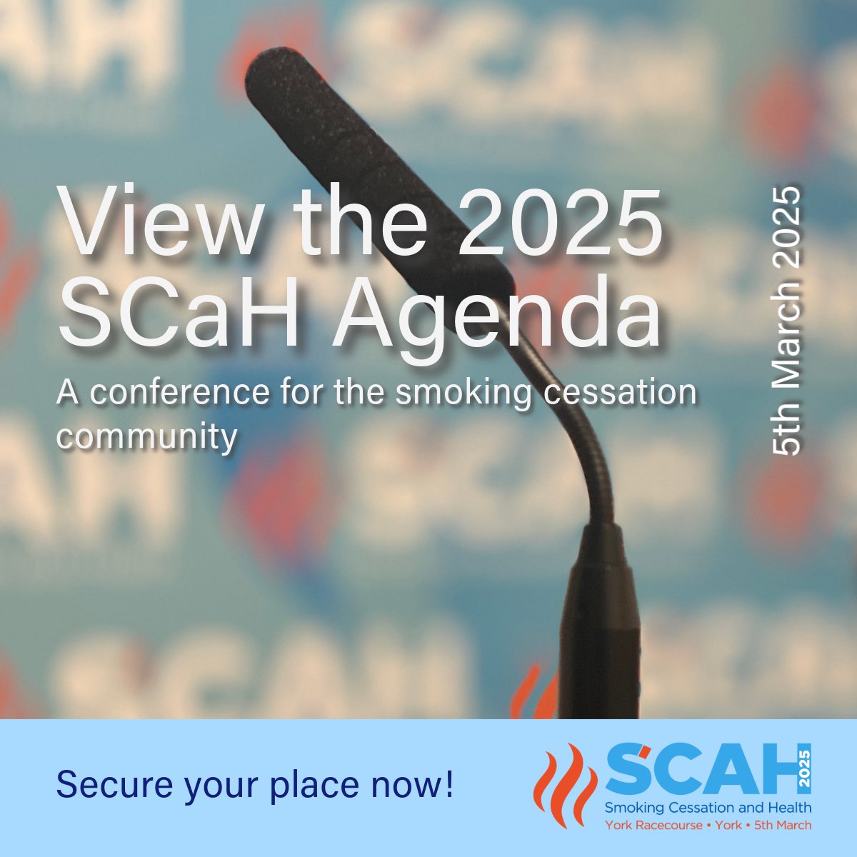 We have released details of our exciting 2025 SCaH conference agenda. 

Take a look: smokingcessationandhealth.co.uk/agenda-2025/

Secure your place here: smokingcessationandhealth.co.uk/register/ 

#Scah25