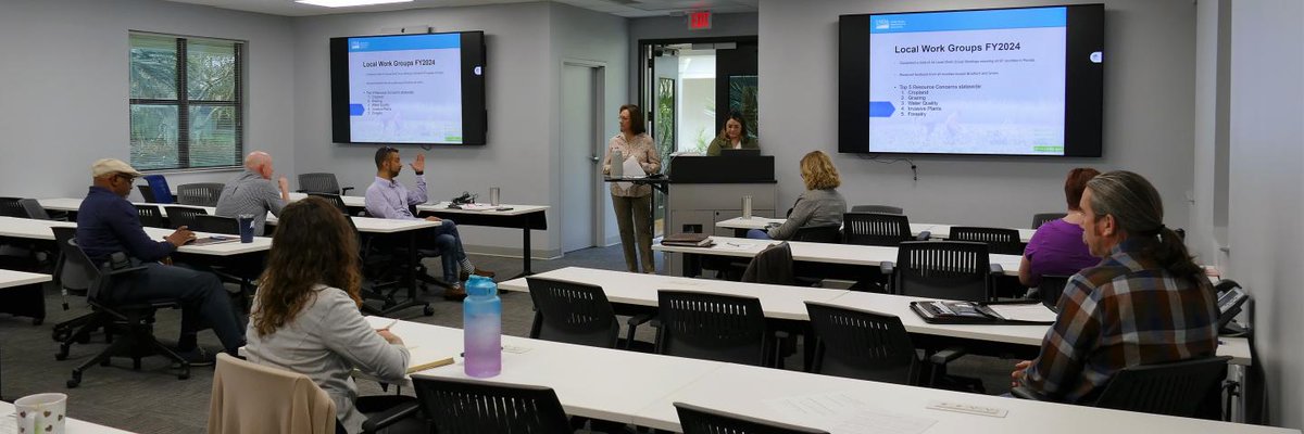 NRCS_FL's tweet photo. USDA NRCS hosts Florida's State Technical Advisory Committee meeting January 14, 2025. Come here ag leaders discuss natural resource priorities. https://t.co/8yZqyzCCox https://t.co/RGDthVPTxm