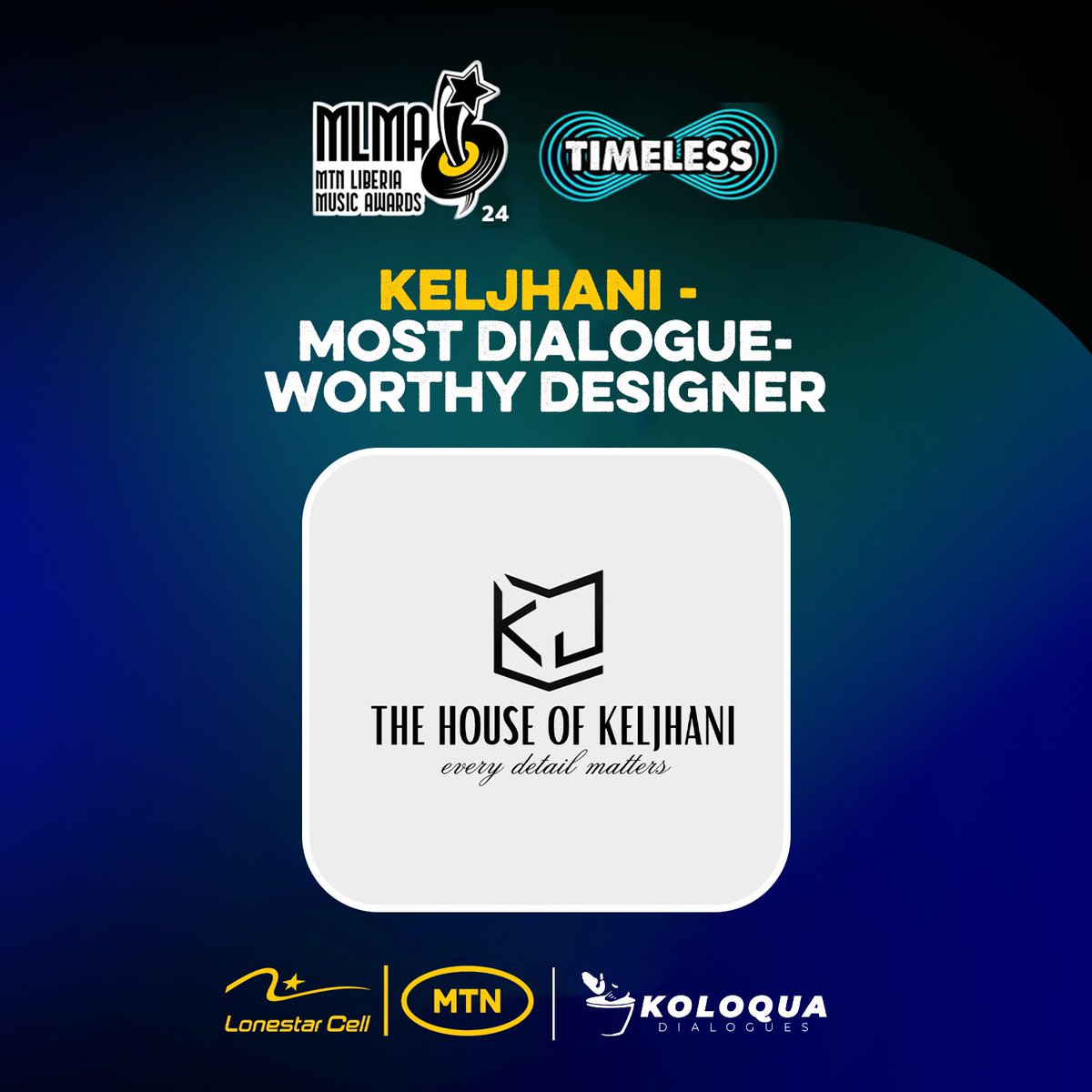 KoloquaDialogue's tweet photo. Koloqua Style Best of #MLMA2024! 🗣️
 
Natasha Smith - Best Dressed Lady
Jamil Wessehtues - Best Dressed Gent
Harmonica Freeman - Most Dialogue Worthy Newcomer
Keljhani - Most Dialogue Worthy Designer
Thanks to LonestarCell MTN, winners will get cash prizes through mobile money🗣️ https://t.co/fVdpD2hLdC