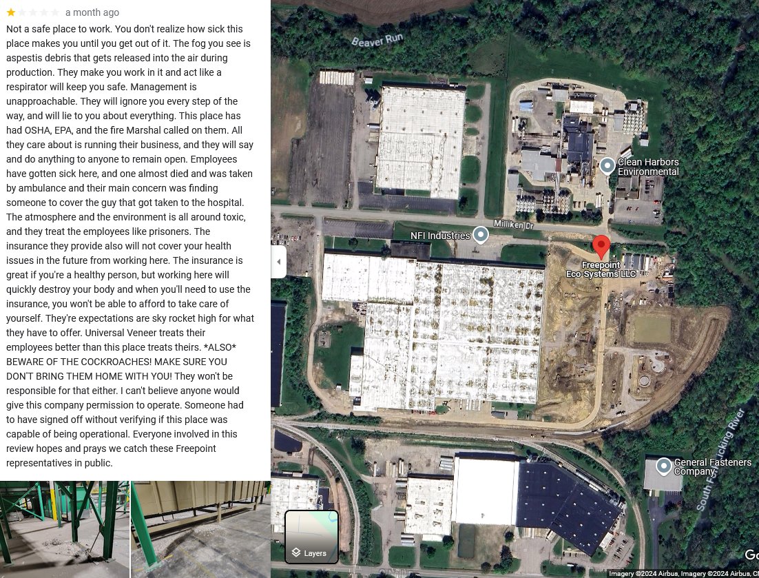 "I can't believe anyone would give this company permission to operate. Someone had to have signed off without verifying if this place was capable of being operational.' <a href="/JessicaConardEP/">Jessica Conard</a> <a href="/PeopleOverPetro/">People Over Petro</a> 
maps.app.goo.gl/qVMKCVB3hxaFU3…
