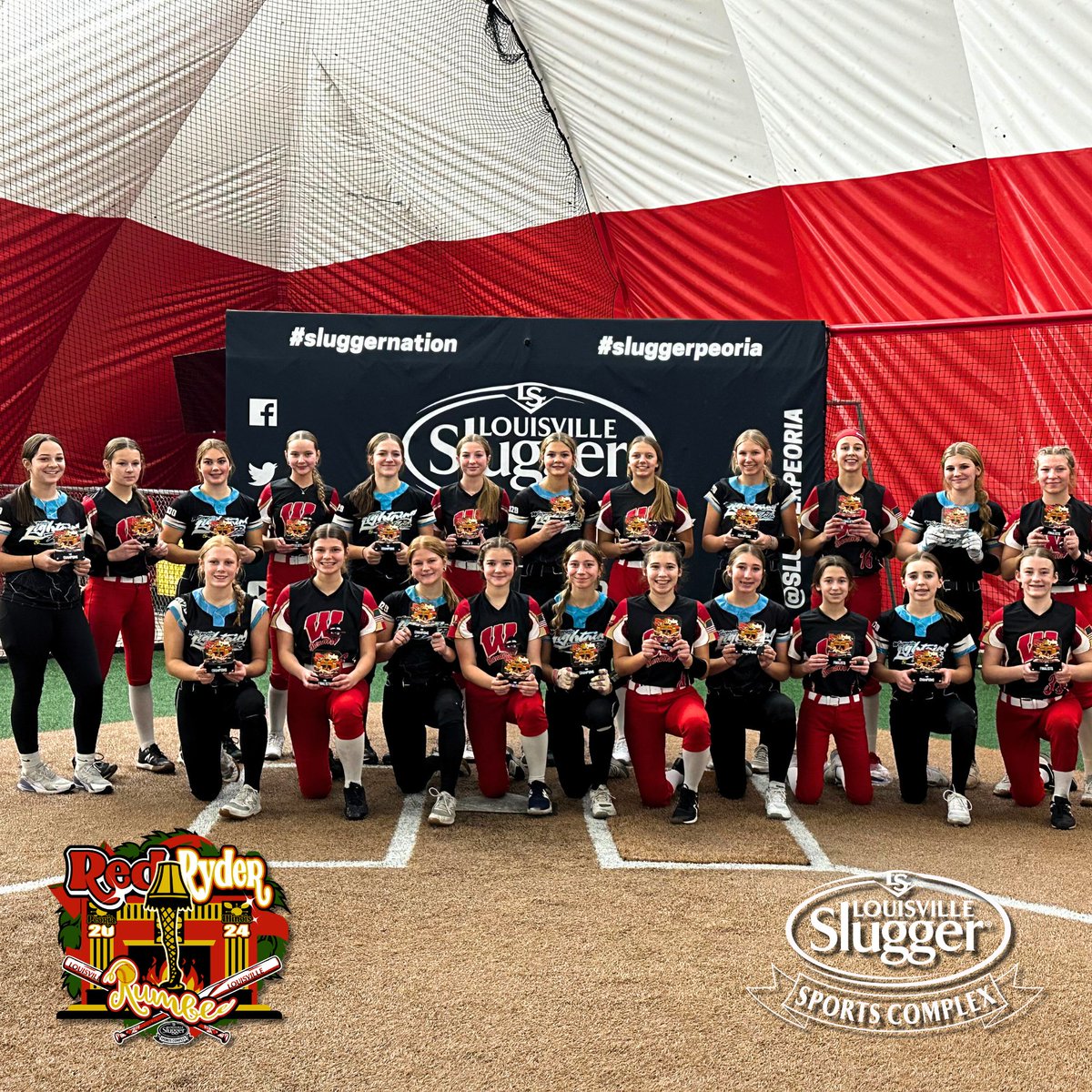 sluggerpeoria's tweet photo. Congrats to all who participated in our Red Ryder Rumble! Well done ladies! 👏💪

#sluggerpeoria #sluggerdome #redryder https://t.co/lQbcWVtJJL