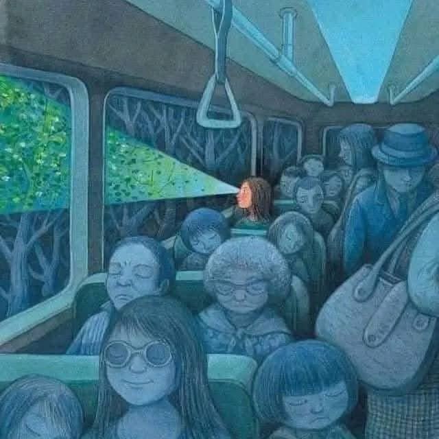 ⭕️ La fatigue que nous ressentons ne vient pas tant de la charge de travail accumulée, mais de la monotonie d'une vie vide de sens. Ce qui épuise réellement, ce n'est pas de trop travailler, mais de vivre sans passion, sans but. Le véritable épuisement