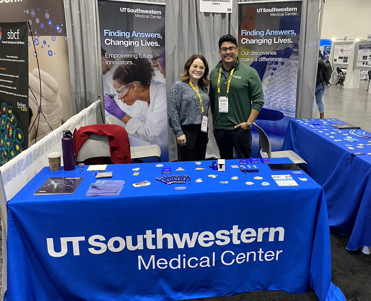 Dr. Arnaldo DĂaz (@adiaz_phd) on Twitter photo We're having an incredible time #CellBio2024! Don't miss out on this chance to explore the groundbreaking research and training programs at <a href="/UTSWMedCenter/">UT Southwestern Medical Center</a>. Colleen and I are eager to welcome you to our booth and walk you through the different programs. <a href="/ASCBiology/">American Society for Cell Biology</a> We're having an incredible time #CellBio2024! Don't miss out on this chance to explore the groundbreaking research and training programs at <a href="/UTSWMedCenter/">UT Southwestern Medical Center</a>. Colleen and I are eager to welcome you to our booth and walk you through the different programs. <a href="/ASCBiology/">American Society for Cell Biology</a>