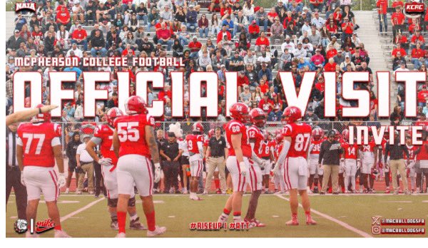 Kobe Sims 2025 (@officialkobe_30) on Twitter photo #AGTG #NAIA blessed to receive my first offer & an official visit to <a href="/MACBulldogsFB/">McPherson Football</a> ! @kaden_beavers <a href="/MathisGaius/">Gaius D. Mathis</a> <a href="/bhelm19/">Bo Helm</a> <a href="/ReidWare58/">Reid Ware</a> <a href="/CHS_BobcatFB/">Childress Bobcat Football</a> #GoBulldogs #AGTG #NAIA blessed to receive my first offer & an official visit to <a href="/MACBulldogsFB/">McPherson Football</a> ! @kaden_beavers <a href="/MathisGaius/">Gaius D. Mathis</a> <a href="/bhelm19/">Bo Helm</a> <a href="/ReidWare58/">Reid Ware</a> <a href="/CHS_BobcatFB/">Childress Bobcat Football</a> #GoBulldogs