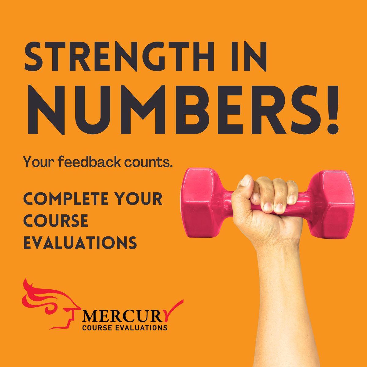 Course evaluations close this Saturday! 

Did  you know? Higher response rates allow numerical course evaluation  results to be available for future students. If the minimum threshold is  not reached, results cannot be published – your response matters!
 
mcgill.bluera.com/mcgill