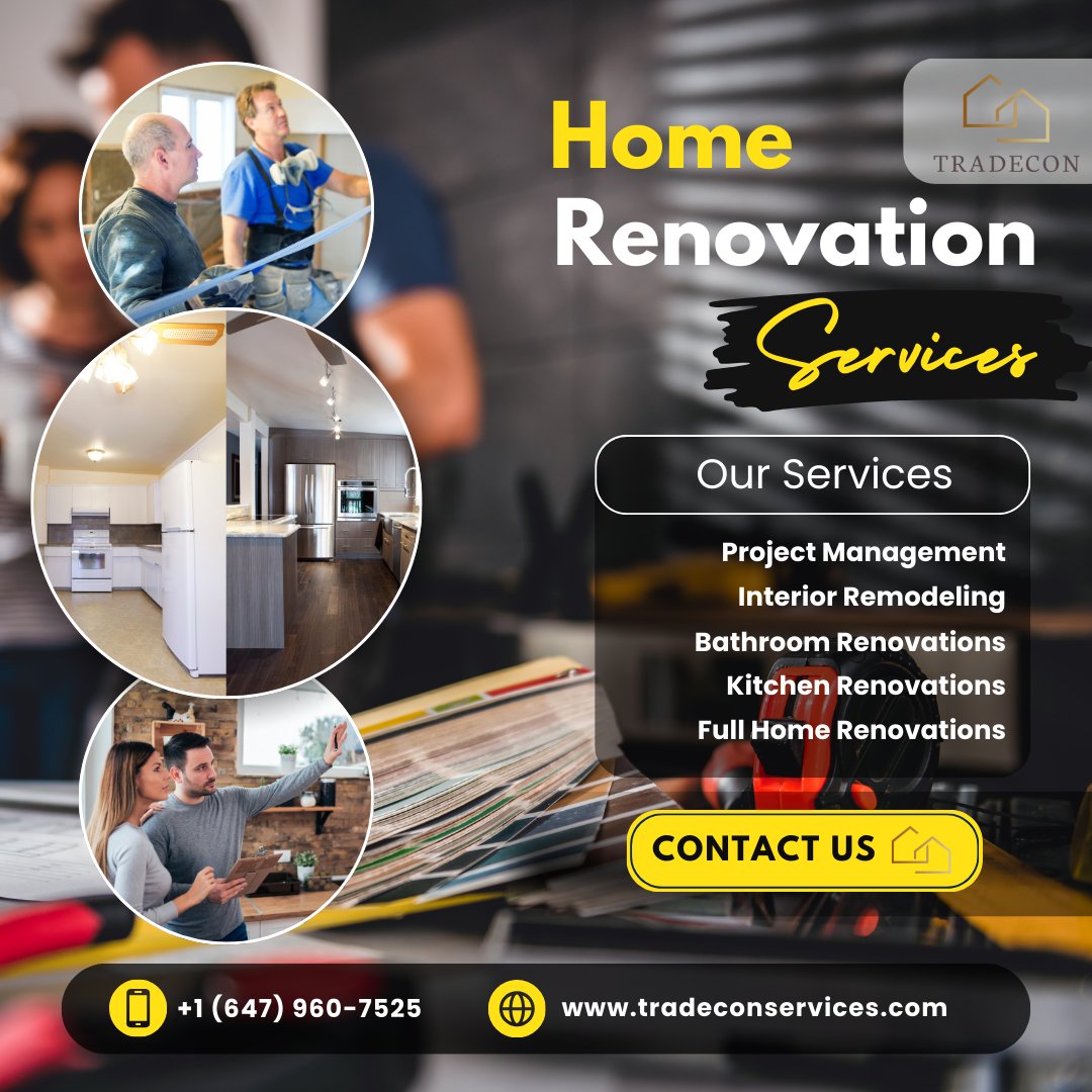 tradecon_inc's tweet photo. Looking to build your dream home renovation project? Contact us today to schedule your free design consultation with Tradecon!

How to book with us:
- Call at: +1 (647) 960-7525
- Email at: info@tradeconservices.com
- Visit our website (link in bio)

#Renovations #GTAhomes https://t.co/14gfguV21G