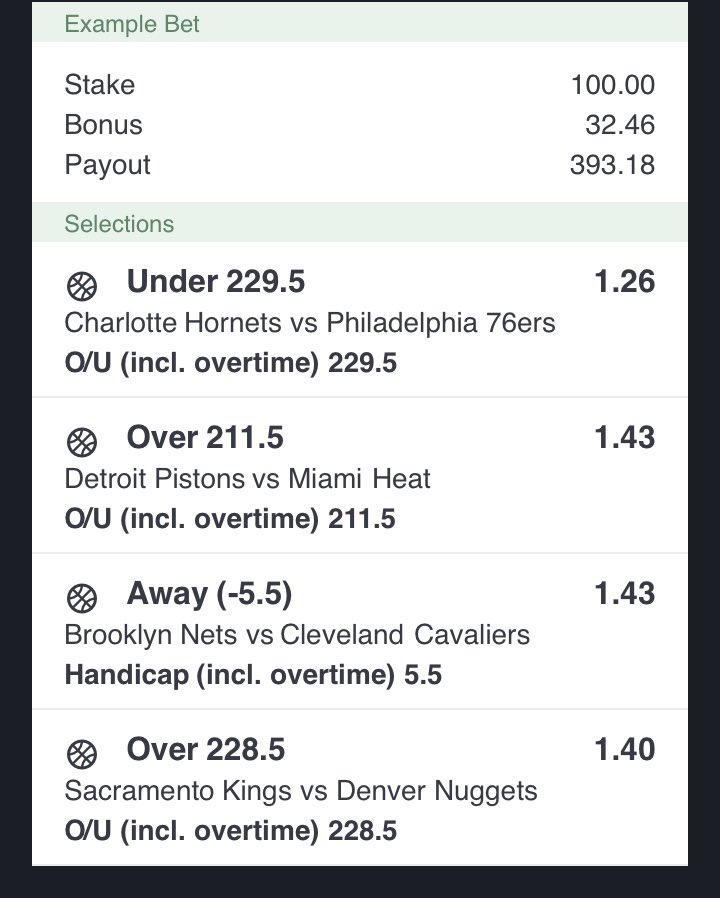 Stay tune tonight 🥶
Basketball🇺🇸
Code: 2383A2C sportybet
Odds:3
Lets goo lads🔥