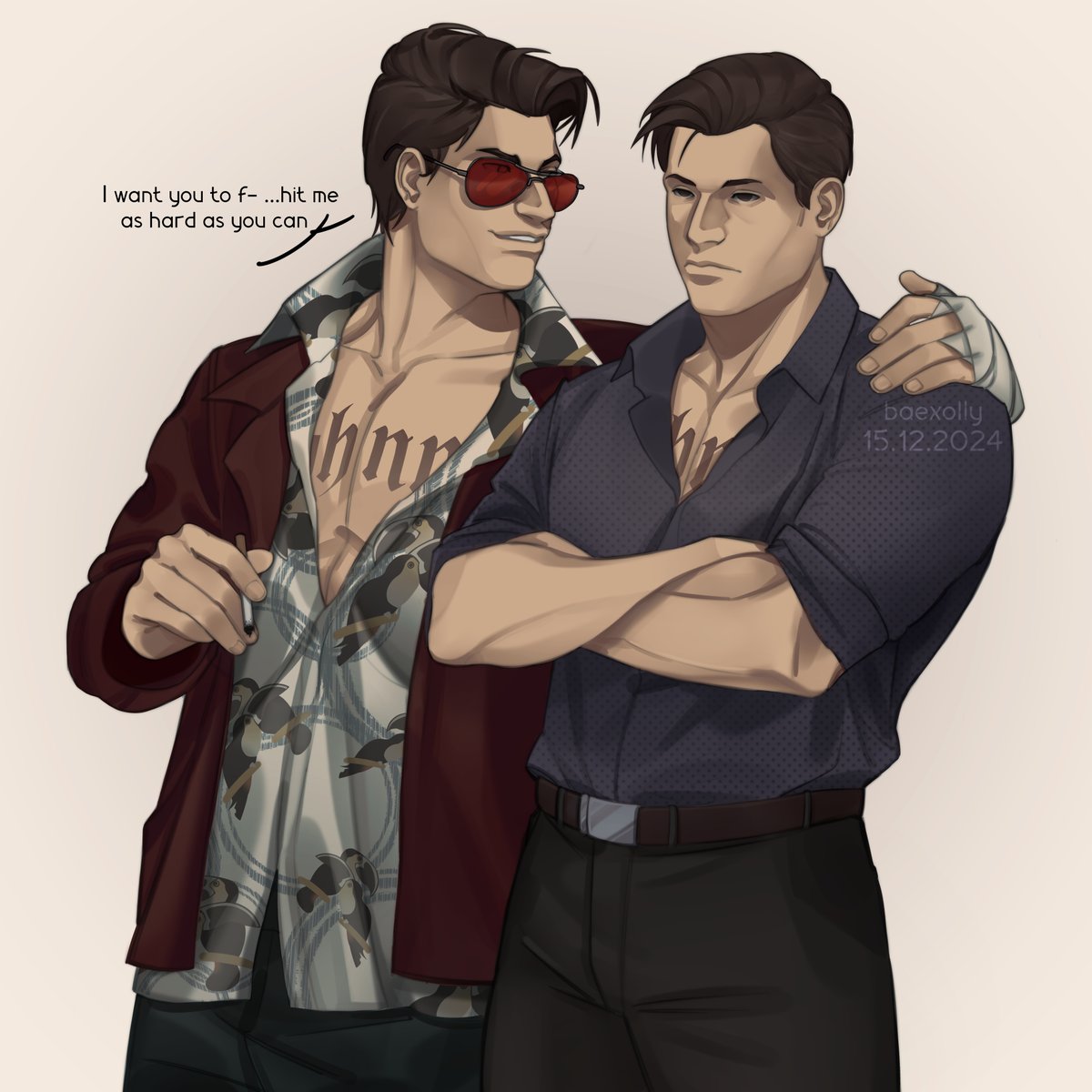 baexolly's tweet photo. trade with my bestie @matyaghf!! >:33
#mortalkombat #mk1 #johnnycage https://t.co/wemma7ydMf