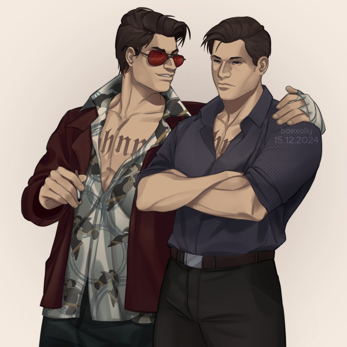 baexolly's tweet photo. trade with my bestie @matyaghf!! >:33
#mortalkombat #mk1 #johnnycage https://t.co/wemma7ydMf