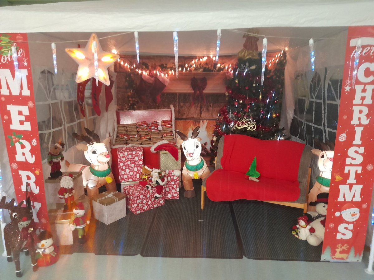 Ho, ho ho!  We're all set for a special  visit from Santa in the morning 🎅 We can't wait for the children to visit our magical St. Anne's grotto 🎄 Don't forget to wear your Christmas jumper over your uniform too... 👕  Merry Christmas everyone  - see you in the morning 🎅🤶