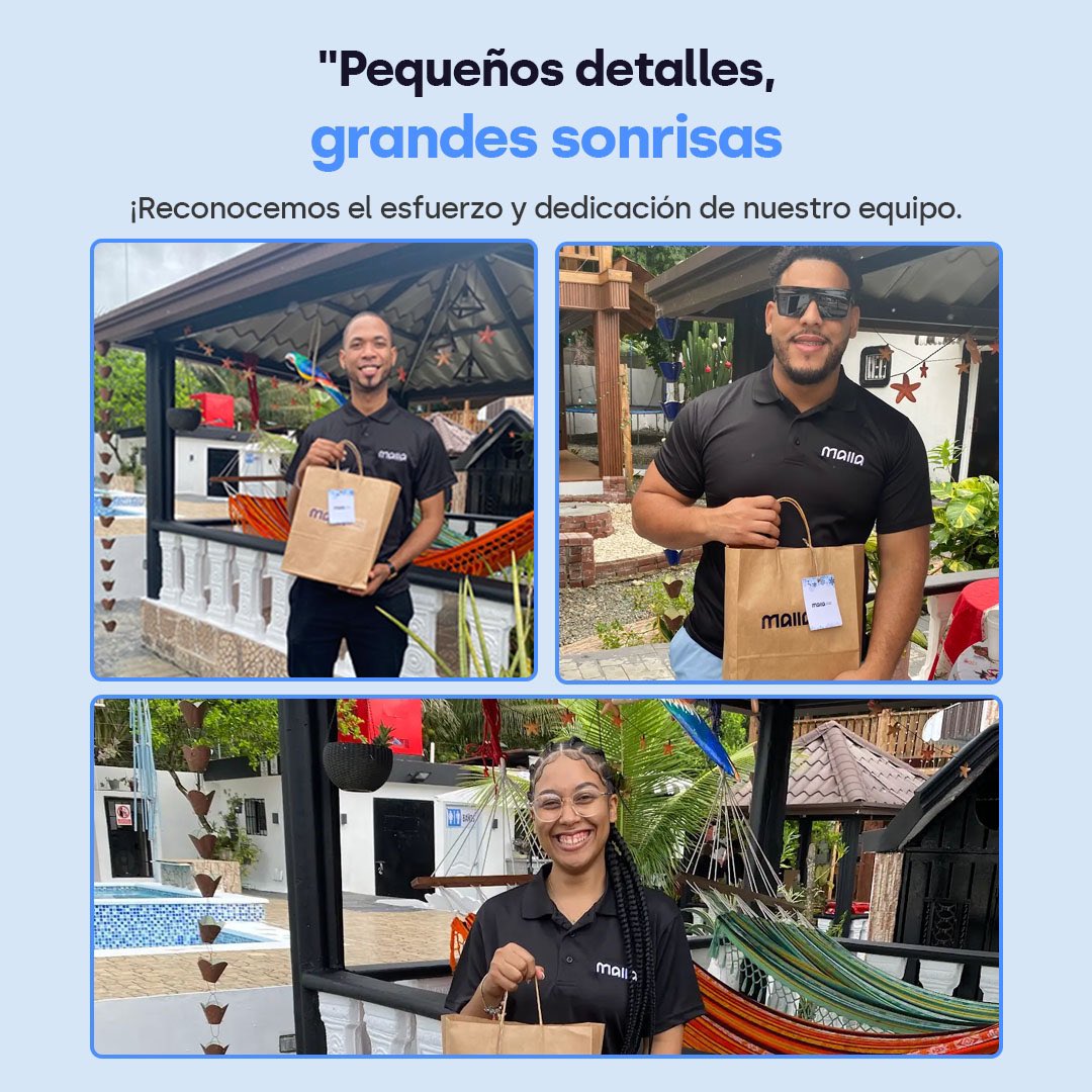 MallaGlobal's tweet photo. ✨ ¡��𝘀í 𝗰𝗲𝗹𝗲𝗯𝗿𝗮𝗺𝗼𝘀 𝗲𝗻 𝗠𝗮𝗹𝗹𝗮 𝘂𝗻 𝗮ñ𝗼 𝗶𝗻𝗰𝗿𝗲í𝗯𝗹𝗲! 🎊⁣
Risas, aprendizajes y momentos únicos 🎁. ¡Gracias al equipo que lo hace todo posible! Ustedes son nuestro mayor regalo. 🚀⁣
⁣
#CierreDeAño #EquipoMalla #TrabajoEnEquipo   #Malla2024💼✨ https://t.co/YSiy1jV0lw