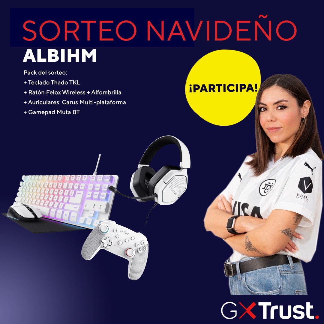 🎄🎅 SORTEO NAVIDAD 🎄🎅
Gana este pack de accesorios #TRUST y pasa felices fiestas.
 
Para participar:
👾 Sígueme y sigue a <a href="/Trust_Spain/">GXTrust España</a> 
👾 RT tweet
👾 Menciona a dos amigos, sin límite de participación.
¡Suerte!